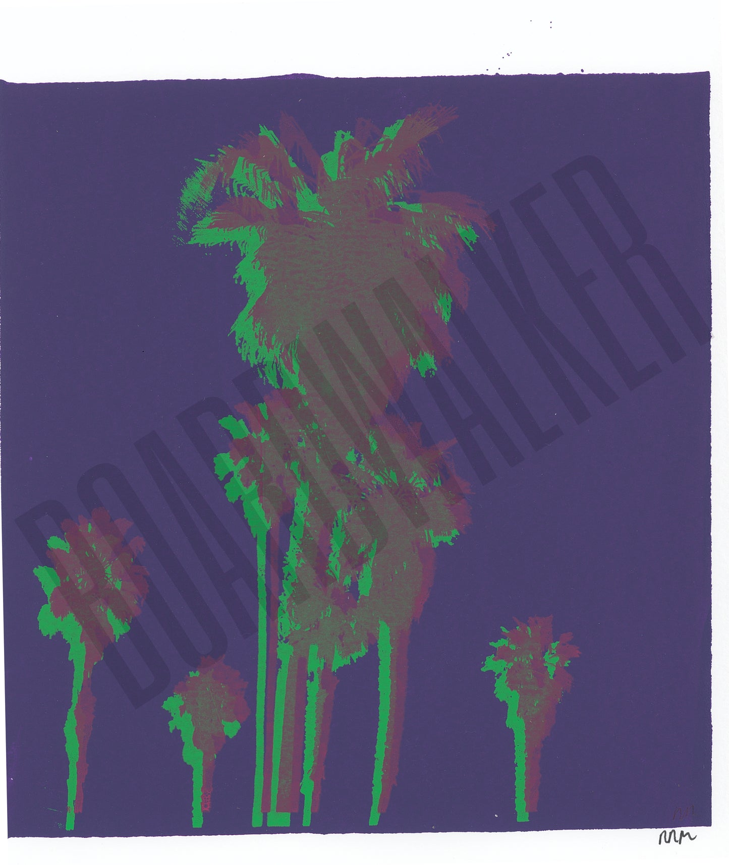 Palm Trees Print/Original Work