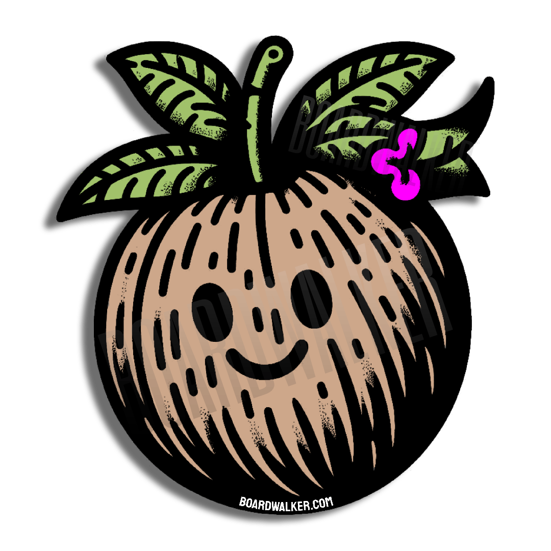Happy Coconut Sticker