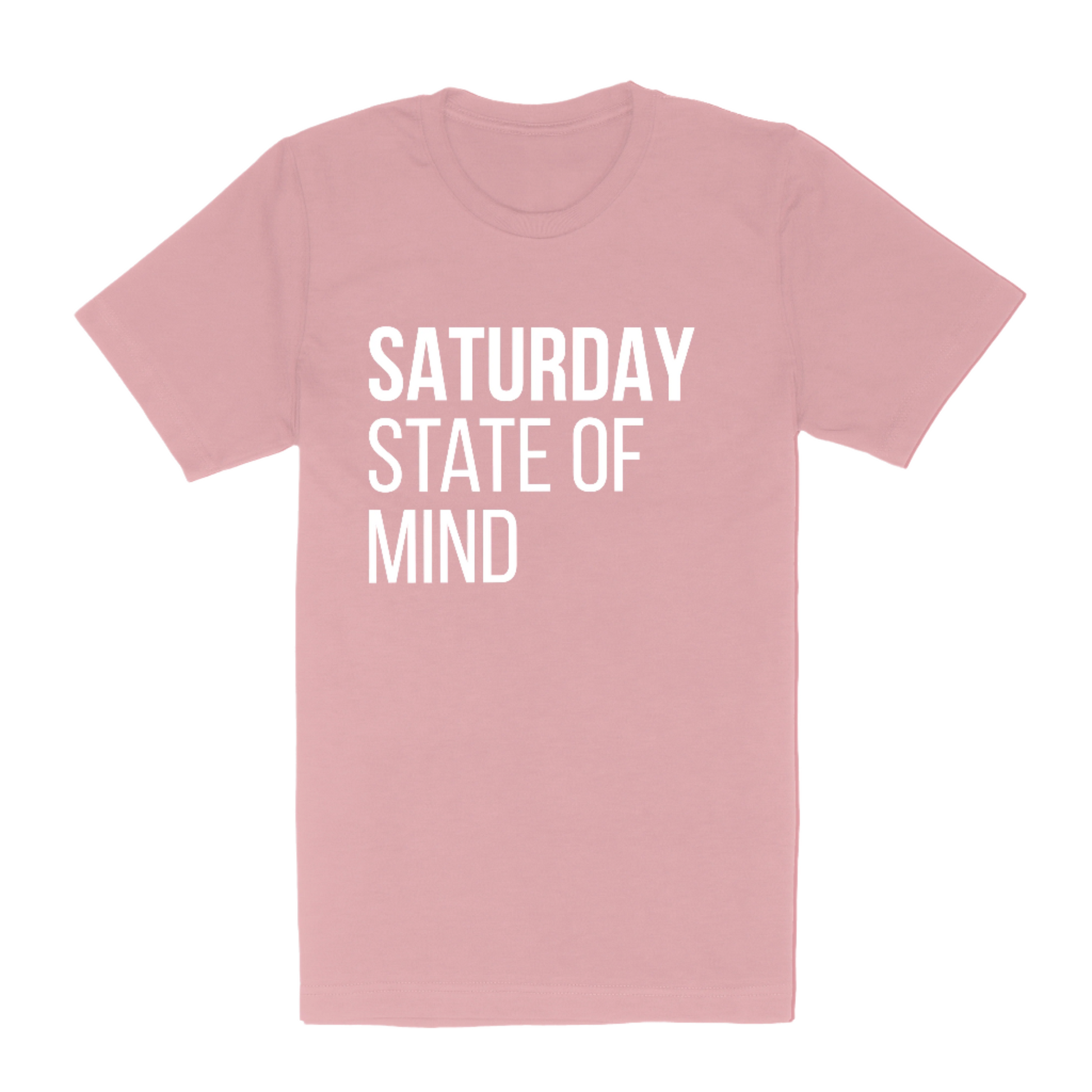 Saturday State Of Mind Tee Pink Boardwalker