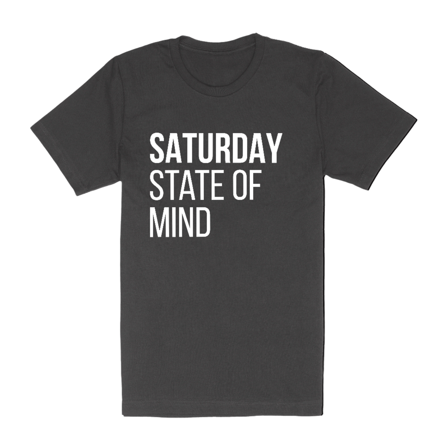Saturday State Of Mind Tee Black Boardwalker