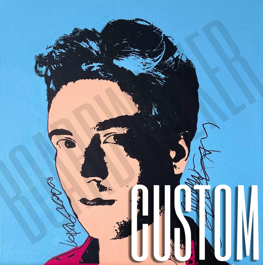 Original Work Custom Screen Print Portrait (1 Individual or Pet)
